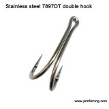 7897dt Stainless Steel Double J Fishing Hook