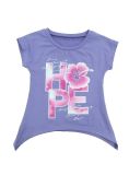 Silicone Print & Strass Baby Girl T-Shirt in Children Clothing for Summer (STG004)