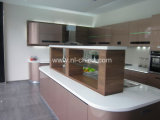 High Glossy Finish MDF Lacquer Kitchen Cabinet From China Factory