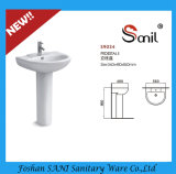 New China Sanitary Ware Bathroom Porcelain Pedestal Sink (S9034)