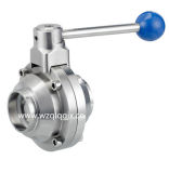3A Sanitary Stainless Steel Welded Butterfly-Type Ball Valve