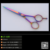 Rainbow Colored Hair Cutting Scissors (LF-60R)