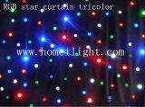 RGB 3 in 1 LED Star Curtain Star Cloth Backdrop with CE