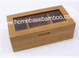 Bamboo Tea Box Organizer Storage Hb303
