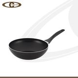 Aluminium Black Non-Stick Coating Wok with Handle Painting