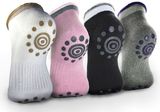 Woman Non Slip Silicone DOT Cotton Yoga Socks