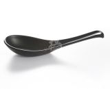 High Quality Imitation Porcelain Melamine Soup Bowl Chinese Style Spoon Plastic Spoon Plastic Ladle Restaurant Tableware Hotel Supplies (8206)