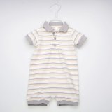 100% Cotton Baby Knitting Body Suit for Summer