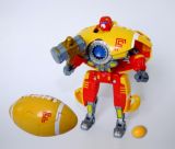 Transforming Action Figure American Football Robot Toys