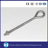 5/8 '' X 12 Inch Oval Eye Bolt for Pole Line