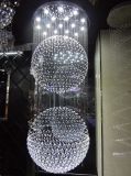 High Quality Hotel Decoration LED Crystal Chandelier (GD-9046-18)