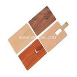 Wooden Credit Card USB Disk