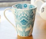 English-Style Ceramic V-Shape Coffee Mugs