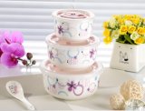 Floral Ceramic Fresh Bowls Sets