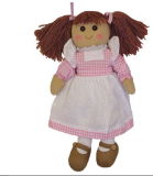Rag Cotton Doll with Angel Dress