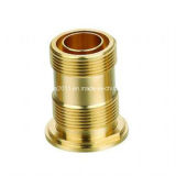 CNC Precision Machined Solid Brass Communication Adapter, Brass Power Adapter