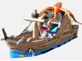 Inflatable Pirateship Slide for Kids' Outdoor Amusement