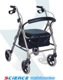 Aluminum Walking Aid Rollator Disabled People Rollator Sc-Rl02 (A)
