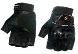 Genuine Goat Leather Cabron Fiber Protector Cuff SBR Rubber Patch Motorcycle Accessory Glove