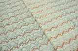Two Color Floral Water Soluble Embroidery Fabric Lace