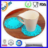 Round Silicone Coasters Record Cup Mat