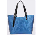 Fashion Customized Crocodile Leather Tote Bag for Ladies (H0417)