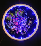 LED Side-Lighting Clock/Promotion Clock/LED Neon Clock