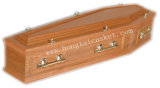 Solid Wooden Coffin for European Funeral (HT-0828)