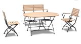 Patio Furniture/ Garden Iron Foldable Table and Chair Sets (BZ-DS011)