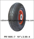 10inch Black Pneumatic Rubber Wheel (RW3.0-4)