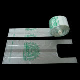 HDPE Transparent Food Bag/Plastic Bag/T-Shirt Bag/Roll Bag