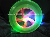 20cm Green Light up Plastic Frisbee Disc Disk Flyer Saucer