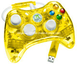 Wired Game Controller for xBox360 (SP6046-Transparent yellow)