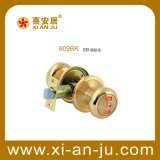 Tubular Brass Knob Ball Lock (609BK)