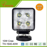 Black Finished CREE 40W LED Work Light for Mining Industry Agriculture
