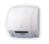 White Plastic Electrical Hand Dryers for Hotel