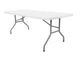 5ft Rectangular Plastic Dining Conference Garden Folding Table