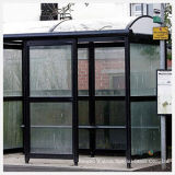 Bus Stop/Station/Shelter with Thick Tempered Glass