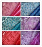 Snow Flake Organza Fabric, Snow Organza, Marriage Gauze Cloth.