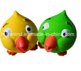 Latex Chicken Shape Head Pet Toy for Dogs (HN-PT175)