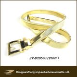 Lady Gold Elastic Chain Belt 25mm / Metal Belt