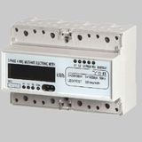 3 Phase 4 Wires Multi-Rate Electronic DIN-Rail Energy Meter