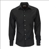 Men's Polycotton Plain Dyed Long Sleeve Shirts