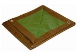 Brown Green Poly Tarps Cover (019)