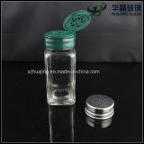 100ml Square Spice Glass Shaker Bottle with Plastic Cap