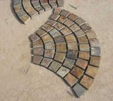 Fan- Shape Slate Tile, Rusty Slate Tile for Paving, Flooring