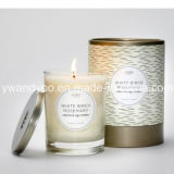 White Birch Rosemary Natural Soy Wax Glass Jar Candle