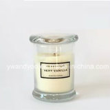 Personalized Soy Scented Jar Candle with Glass Lid