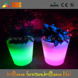 Colorful LED Flower Pot/LED Plastic Plant Pot/LED Flower Pot