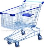 Shopping Trolley Cart, Supermarket Trolley Cart, Shopping Cart, Metal Shopping Trolley